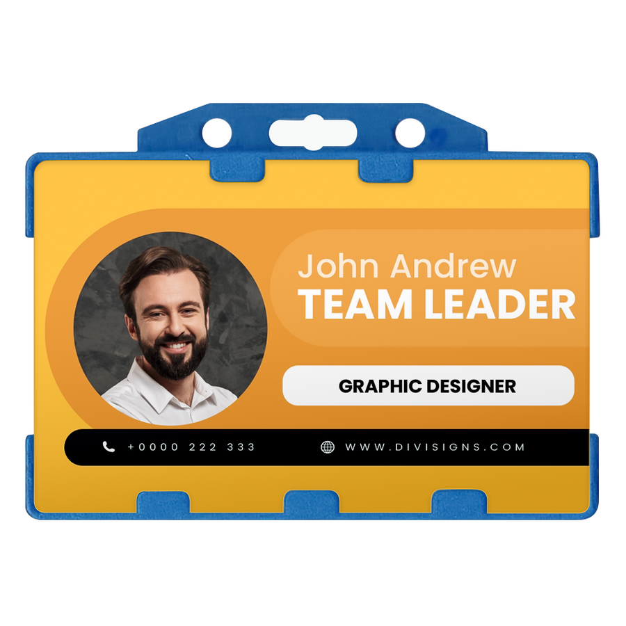 Plastic Insert Badge Holder - Imprint Now - CA