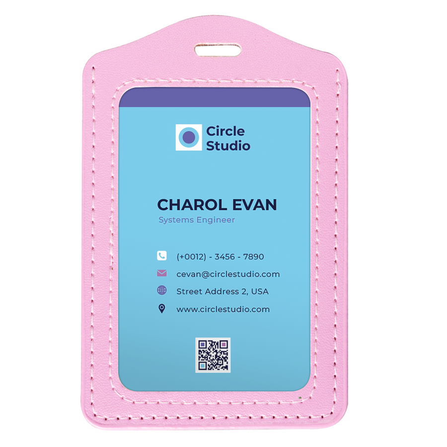 Custom PU Badge Holders - Imprint Now - CA