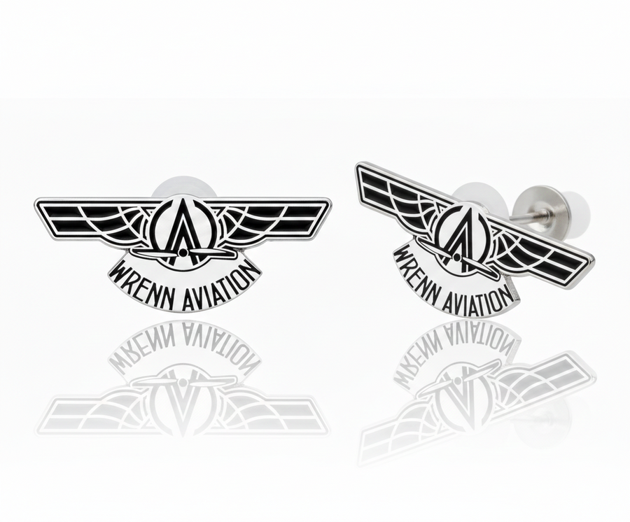 Hard Enamel Metal Earrings - Imprint Now - CA