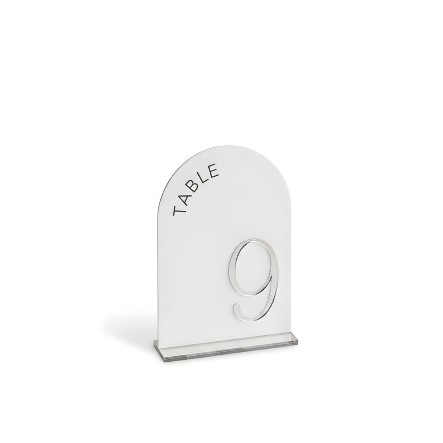 Metallic Table Numbers - Imprint Now - CA