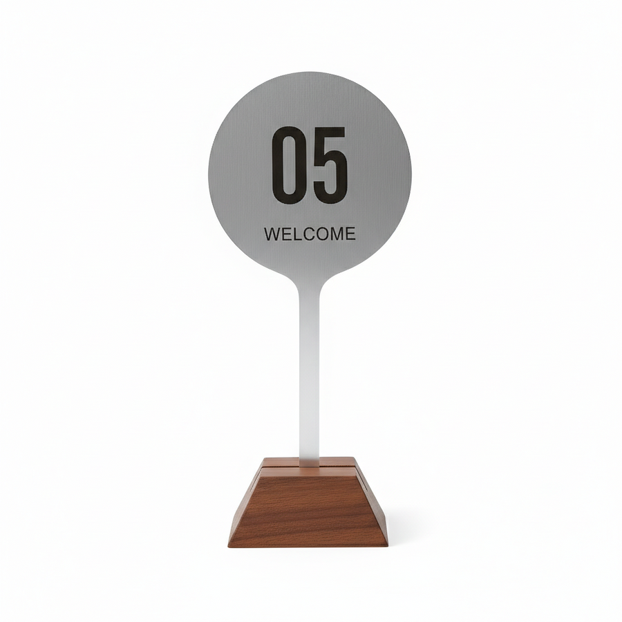 Stainless Steel Table Numbers - Imprint Now - CA