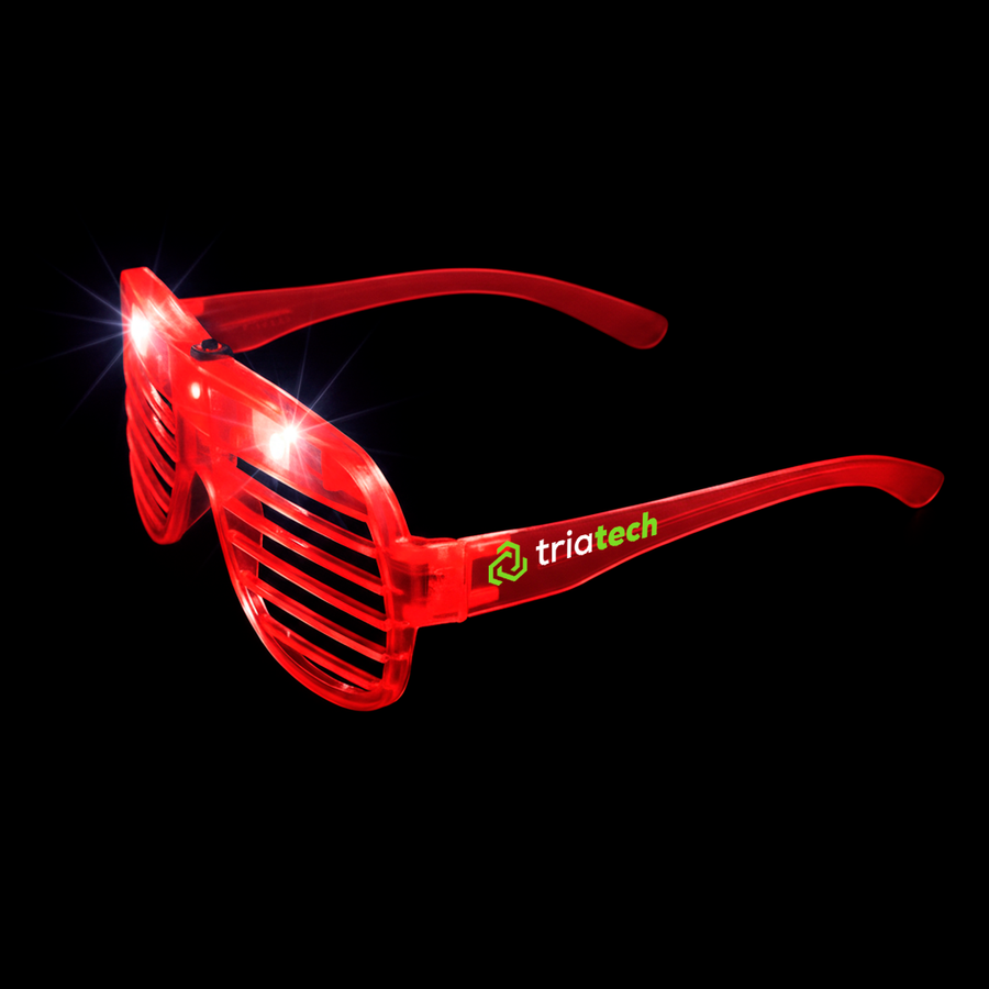Light-Up LED Slotted Glasses - Imprint Now - CA