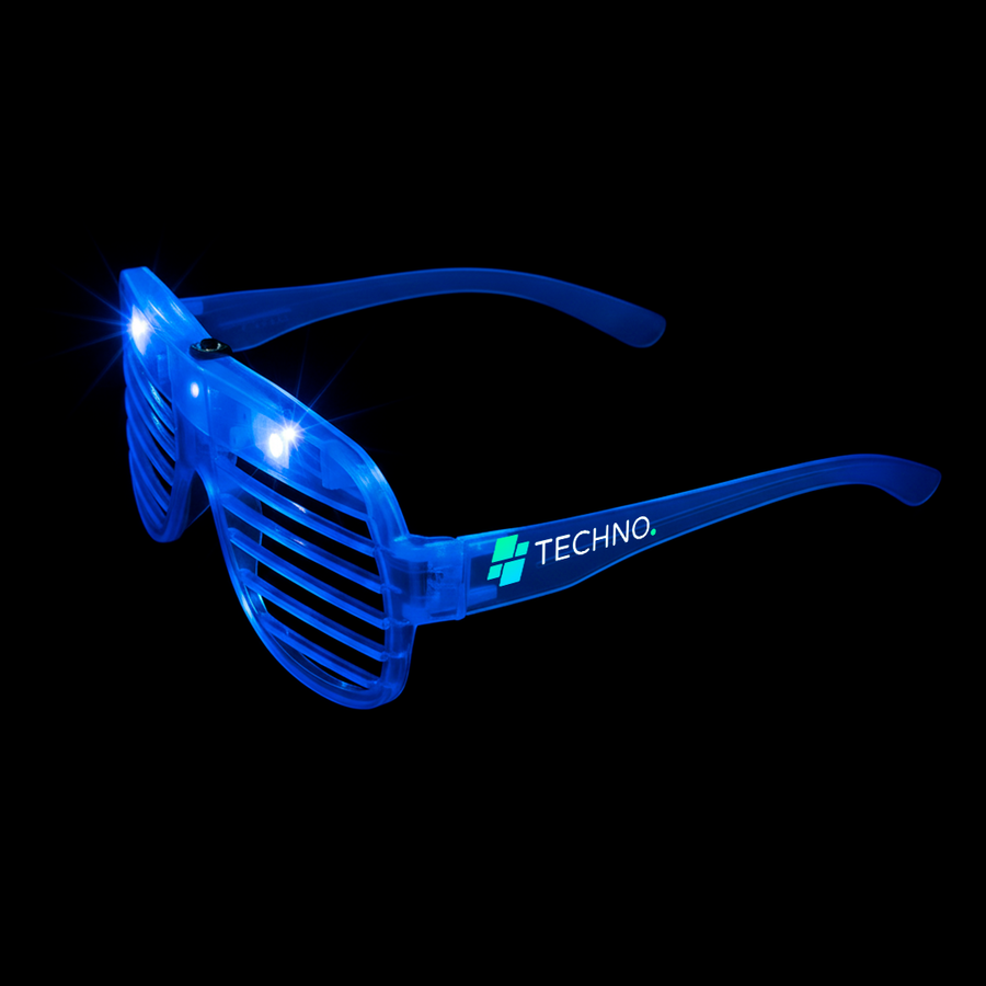 Light-Up LED Slotted Glasses - Imprint Now - CA