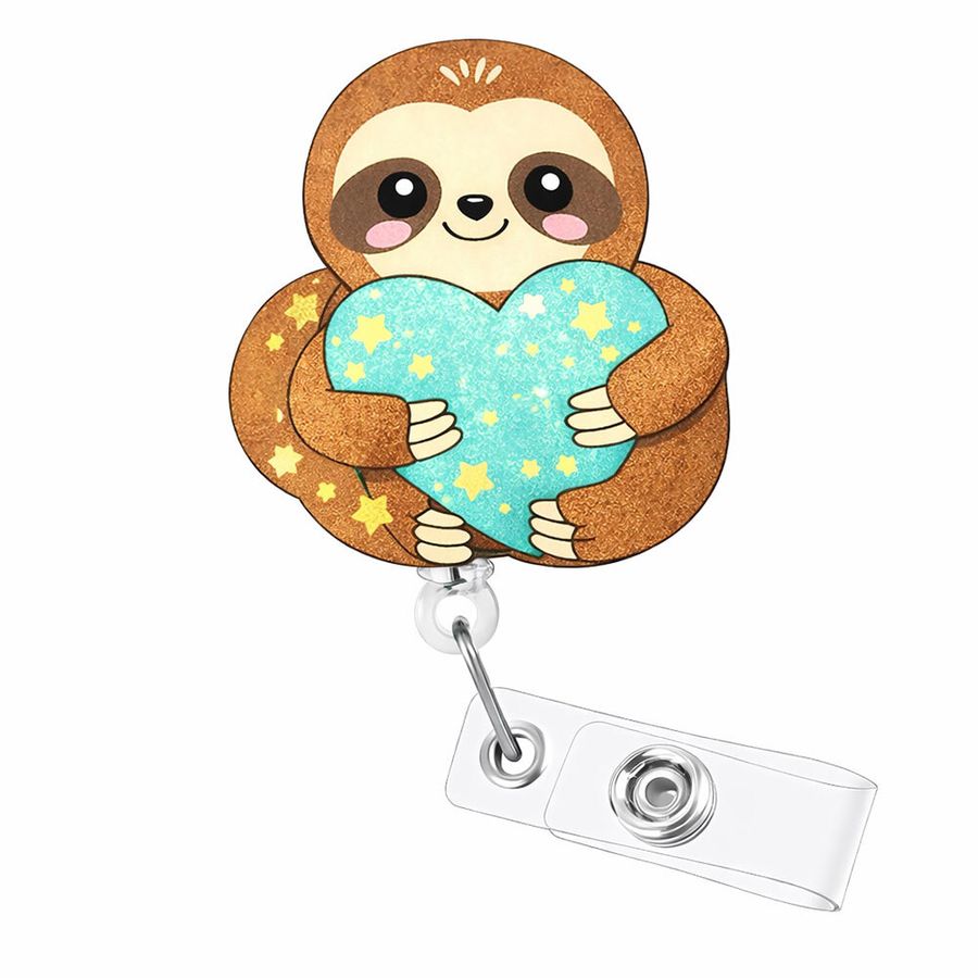 Custom Shape Acrylic Badge Reel - Imprint Now - CA