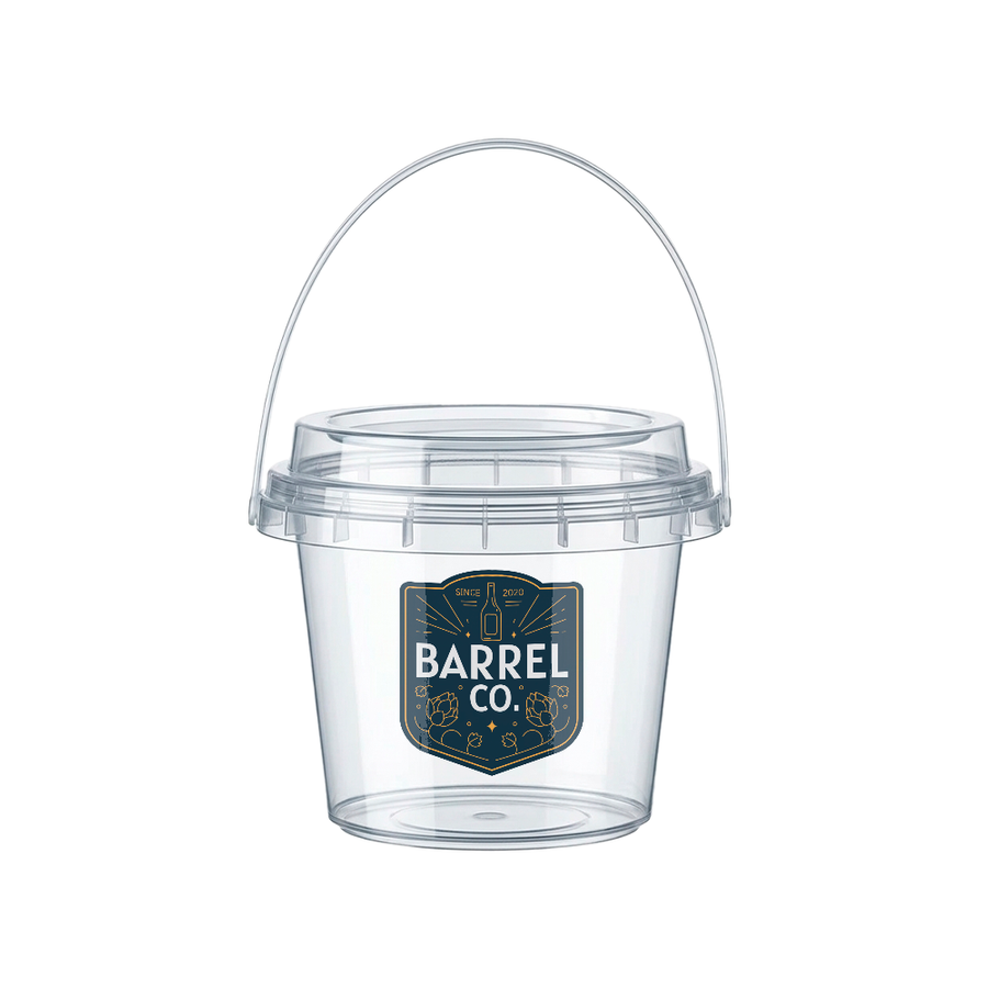 Premium Transparent Drink Buckets - Imprint Now - CA