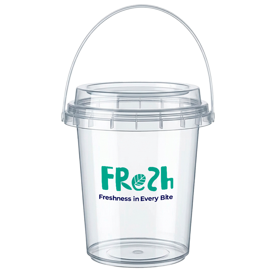 Premium Transparent Drink Buckets - Imprint Now - CA