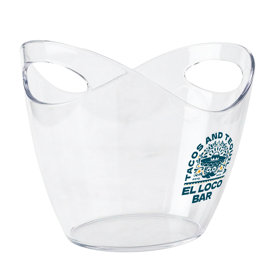 Curved Dual-Handle Drink Buckets - Imprint Now - CA