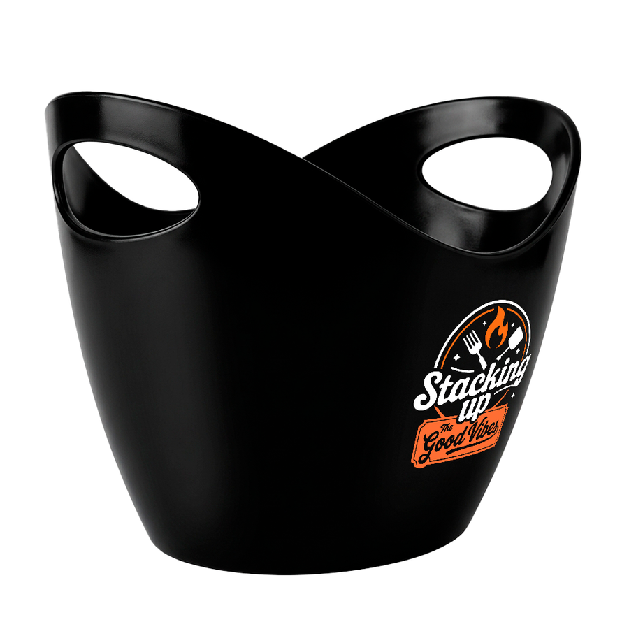 Curved Dual-Handle Drink Buckets - Imprint Now - CA