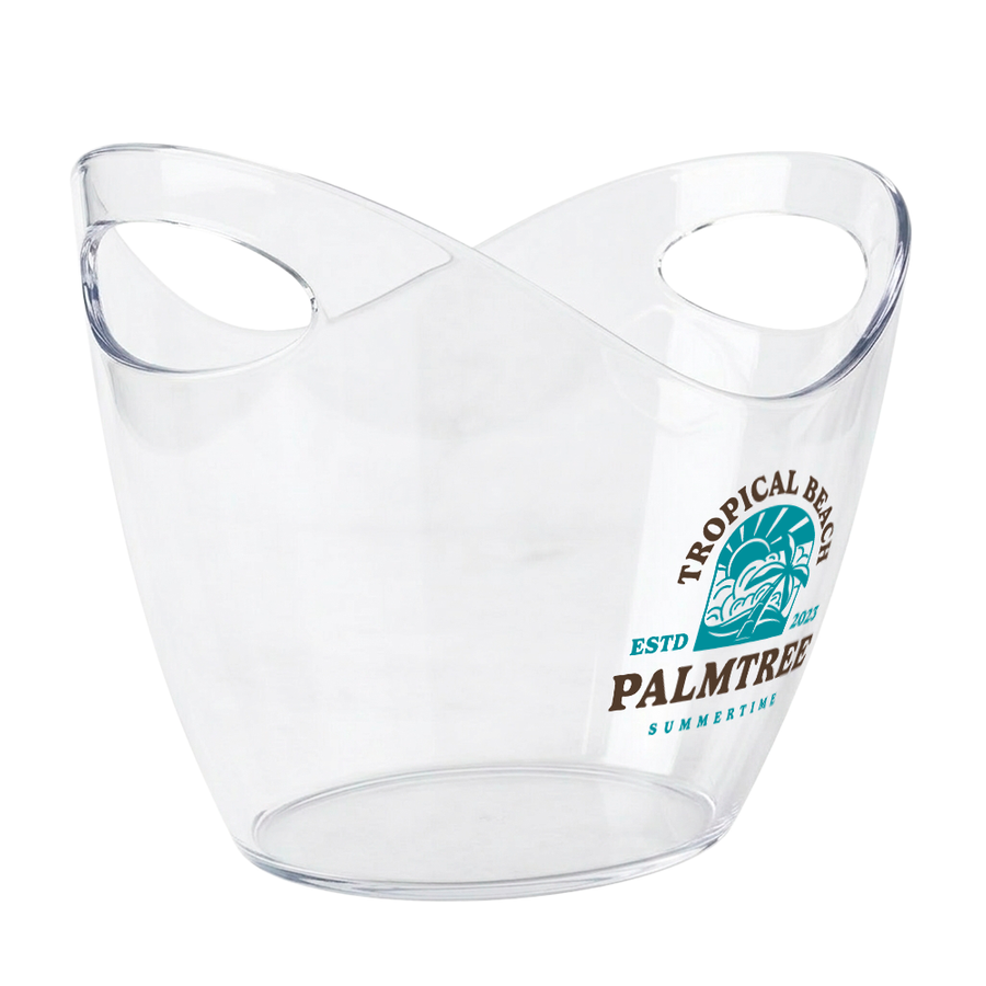 Curved Dual-Handle Drink Buckets - Imprint Now - CA