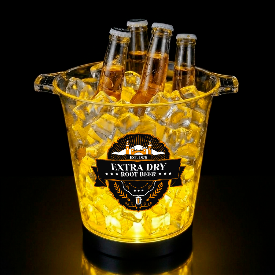 Multi-Colour Light-Up Drink Buckets - Imprint Now - CA