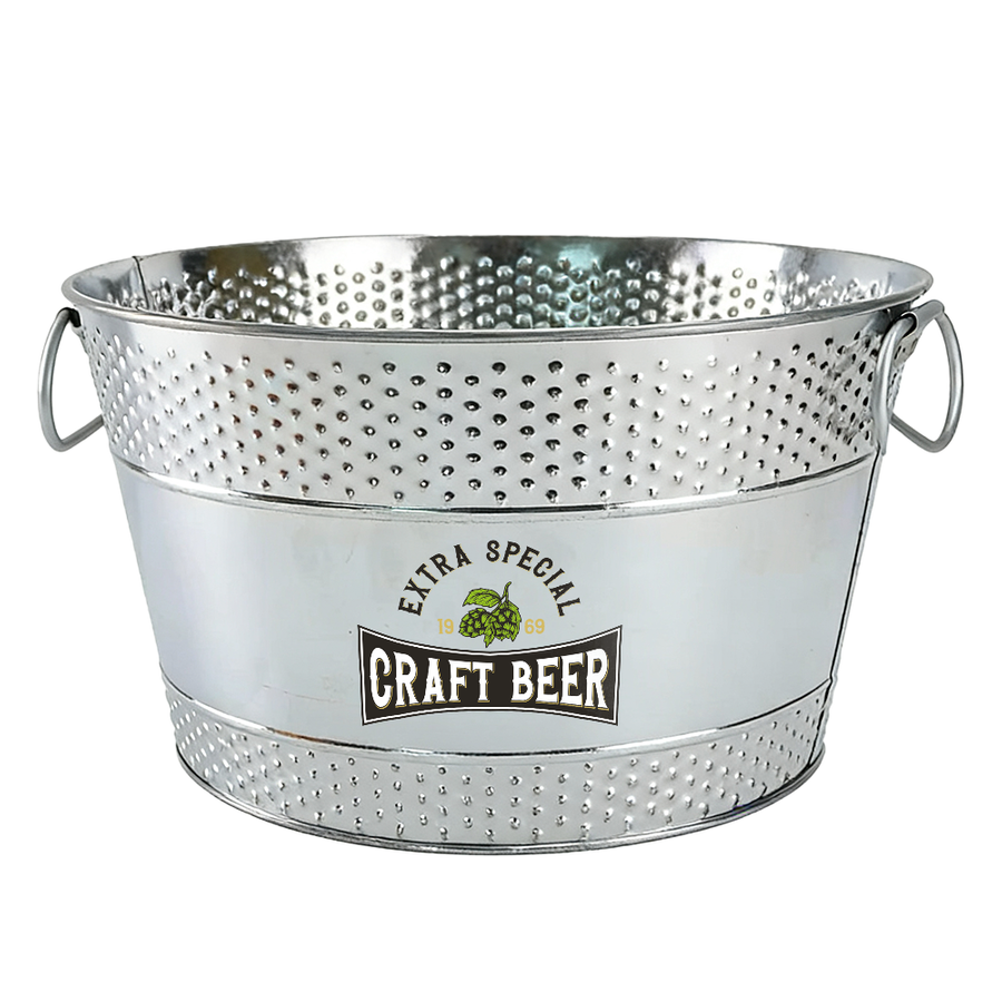 Galvanized Beverage & Ice Buckets - Imprint Now - CA