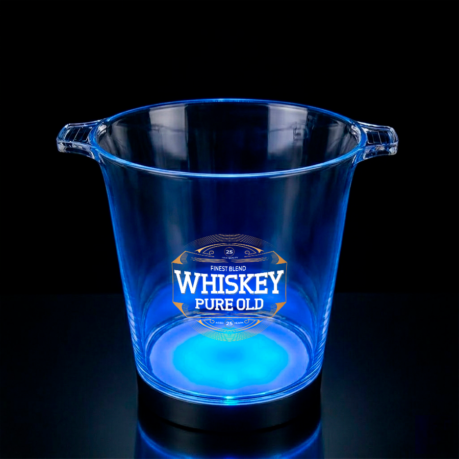 Multi-Colour Light-Up Drink Buckets - Imprint Now - CA