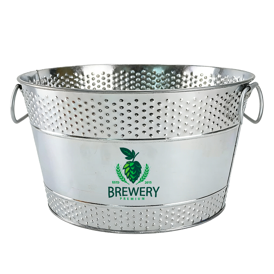 Galvanized Beverage & Ice Buckets - Imprint Now - CA