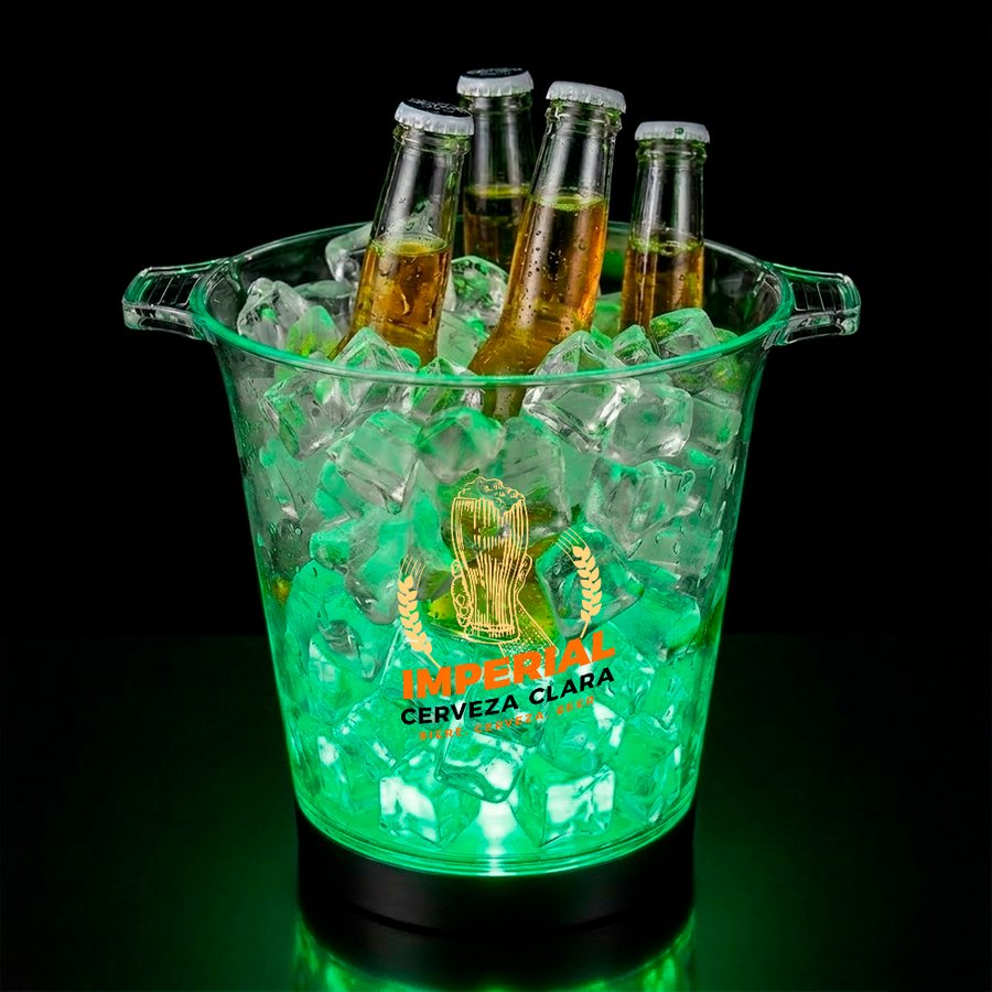 Multi-Colour Light-Up Drink Buckets - Imprint Now - CA