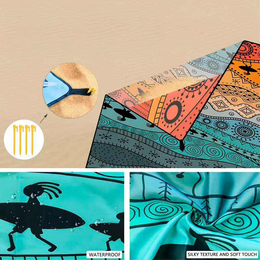 Windproof Beach Mats - Imprint Now - CA