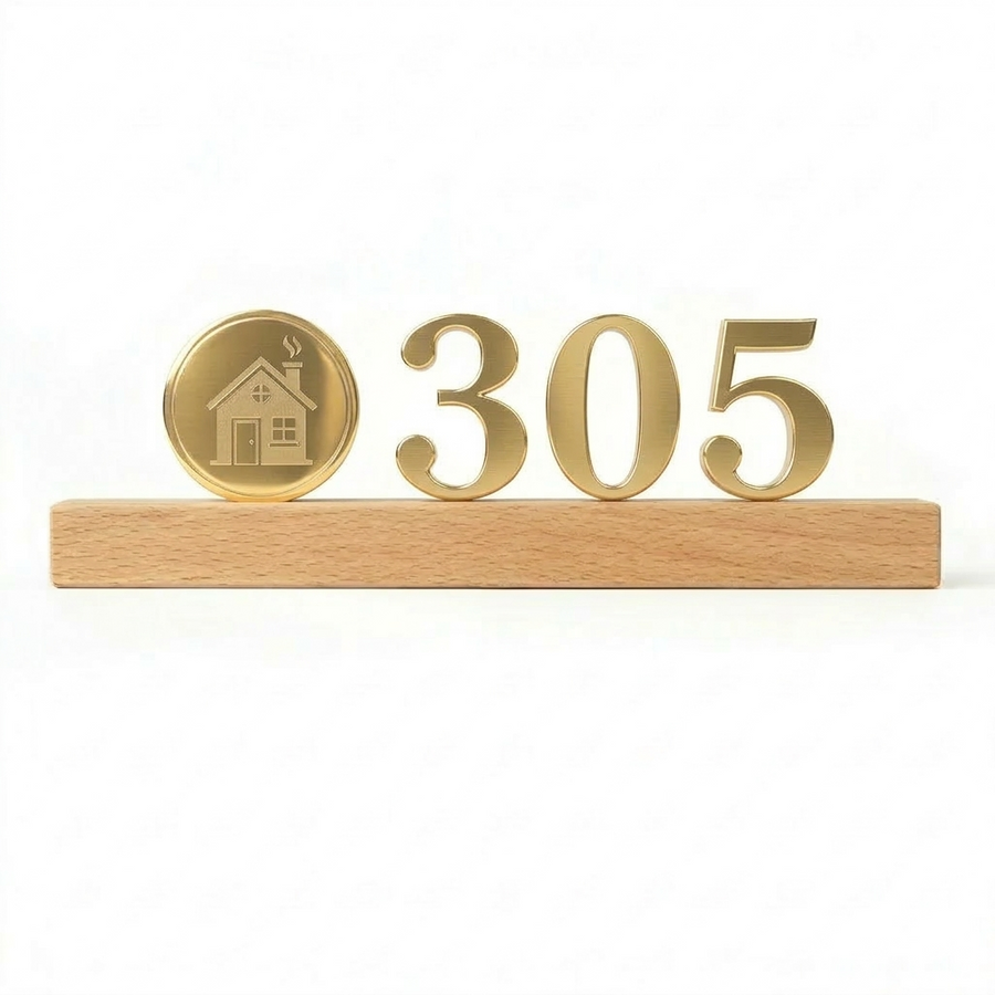 3D Wooden Door Signs - Imprint Now - CA
