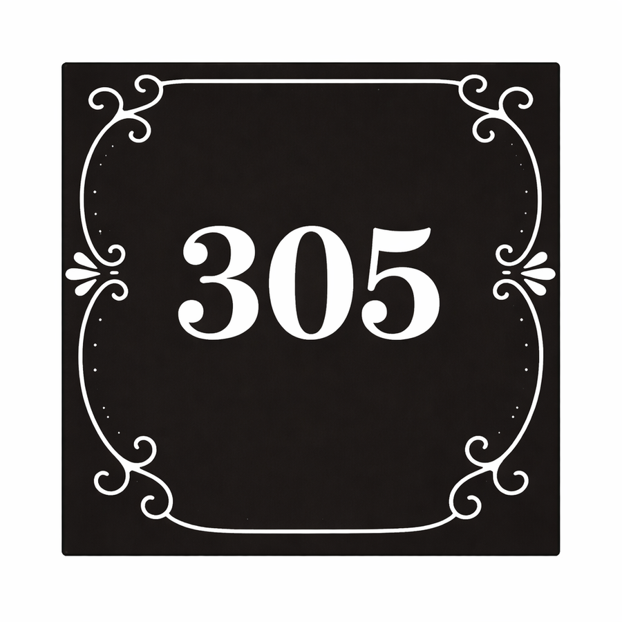 Bespoke Door Number Plates - Imprint Now - CA