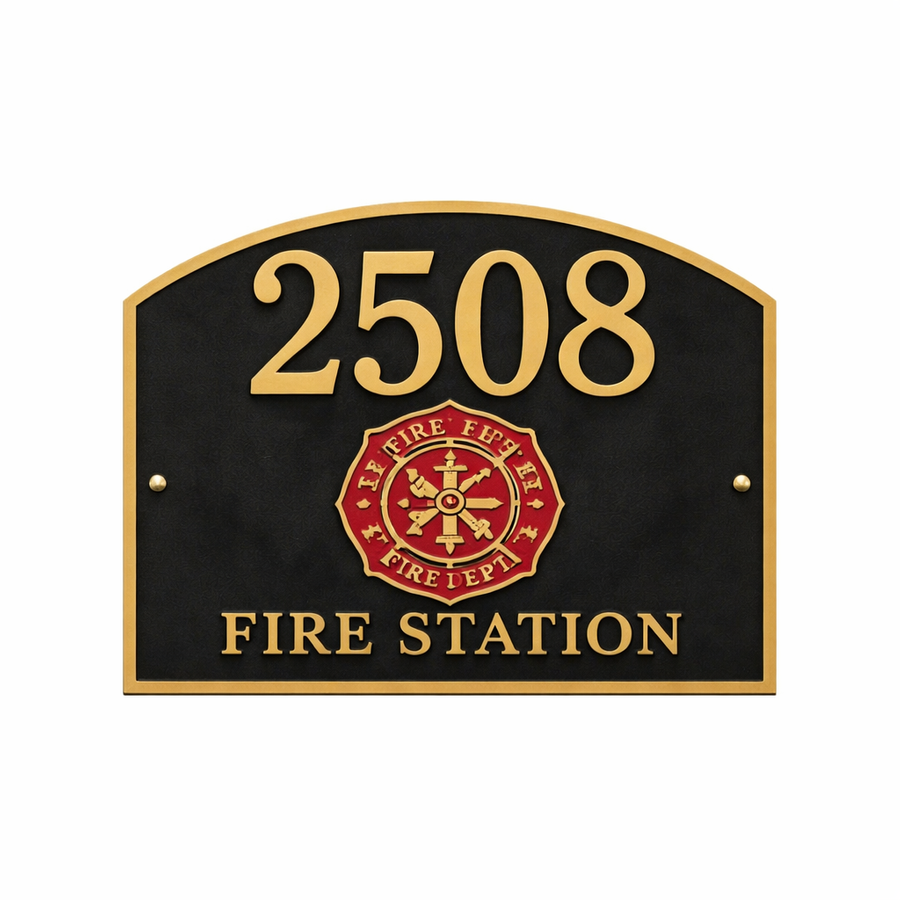 Cast Metal House Signs - Imprint Now - CA