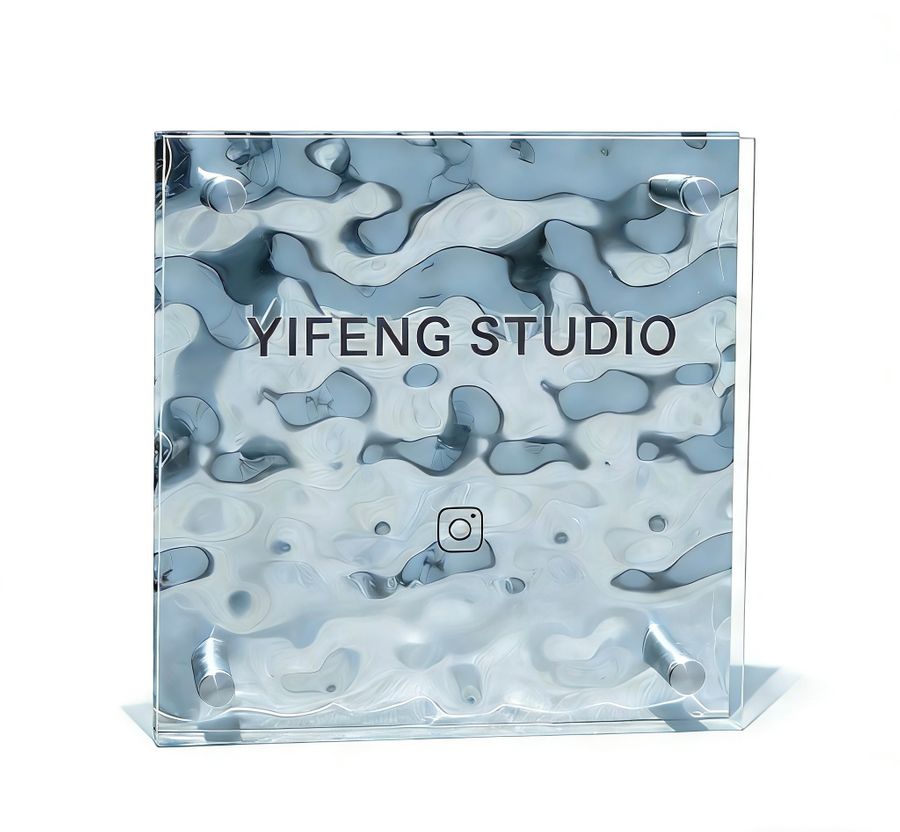 Ripple Texture Acrylic Door Signs - Imprint Now - CA