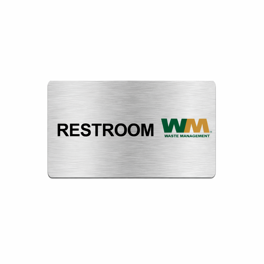 Stainless Steel Door Signs - Imprint Now - CA