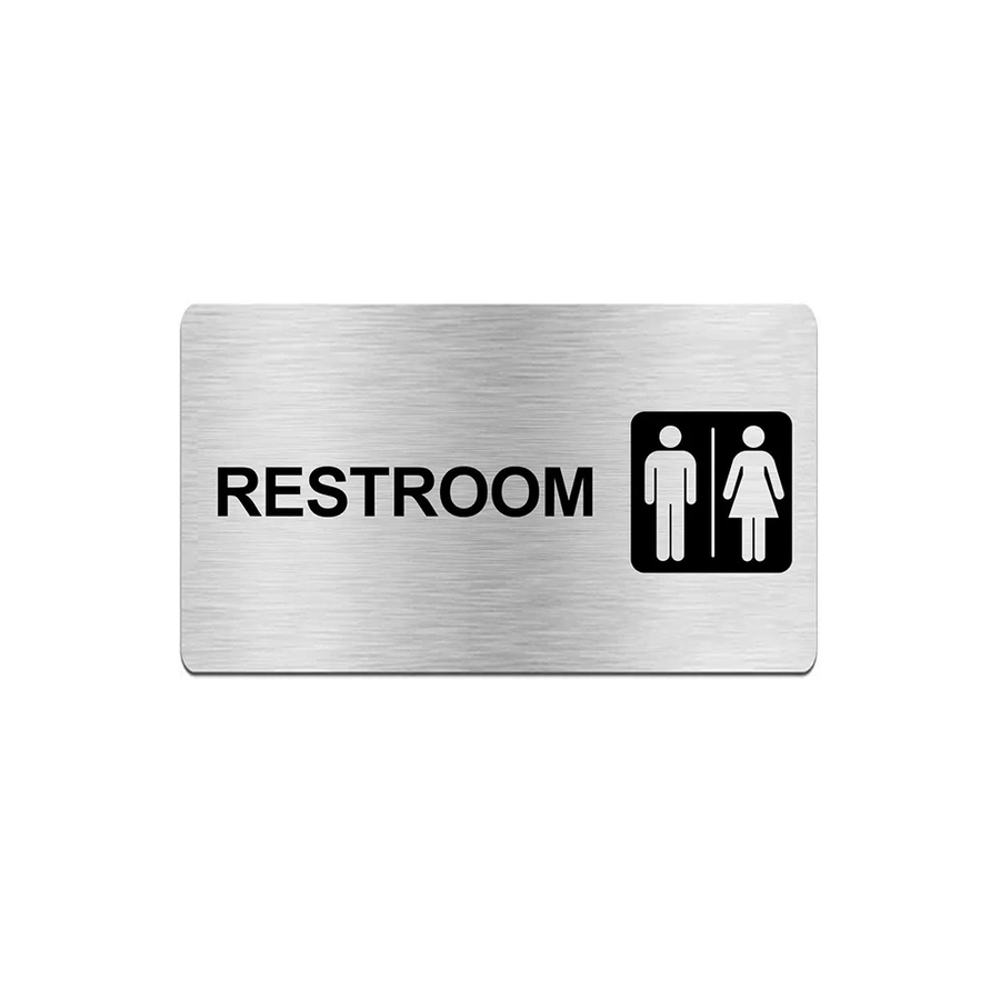 Stainless Steel Door Signs - Imprint Now - CA