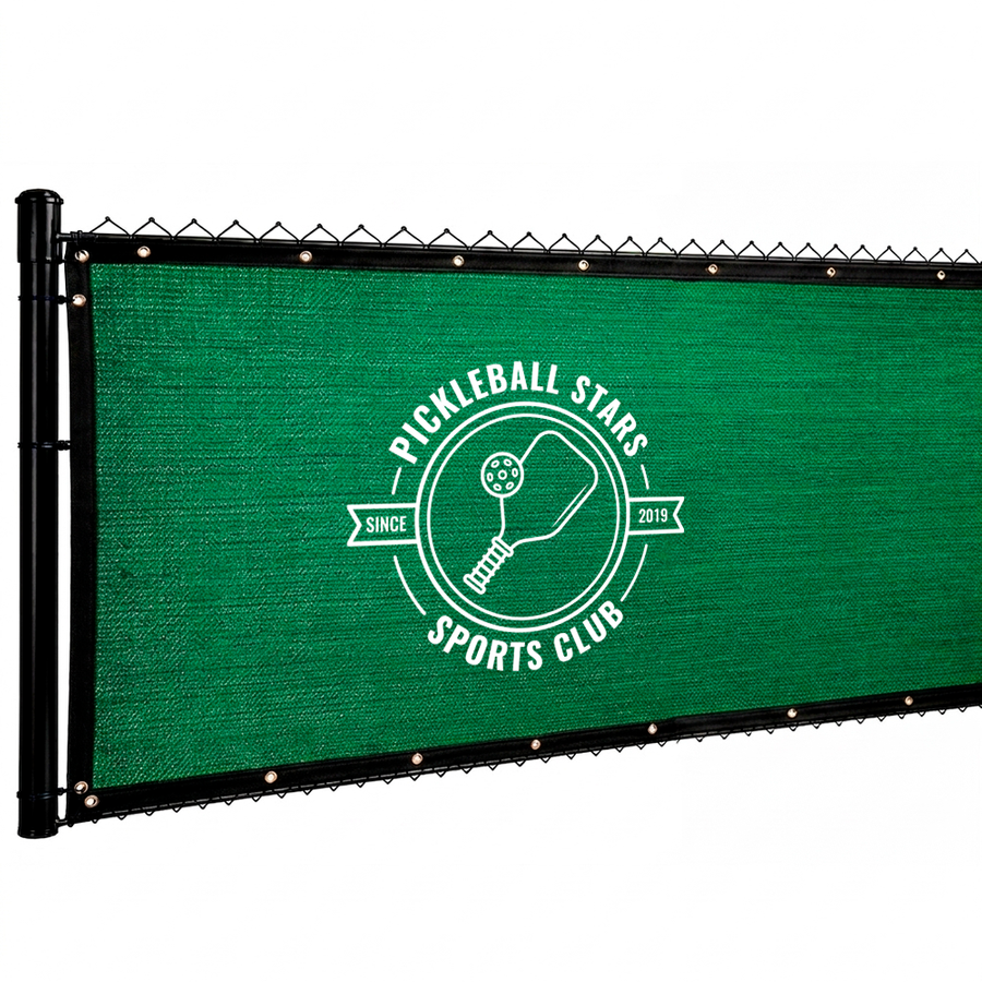 Custom 98% Blockage Fence Screen - Imprint Now - CA