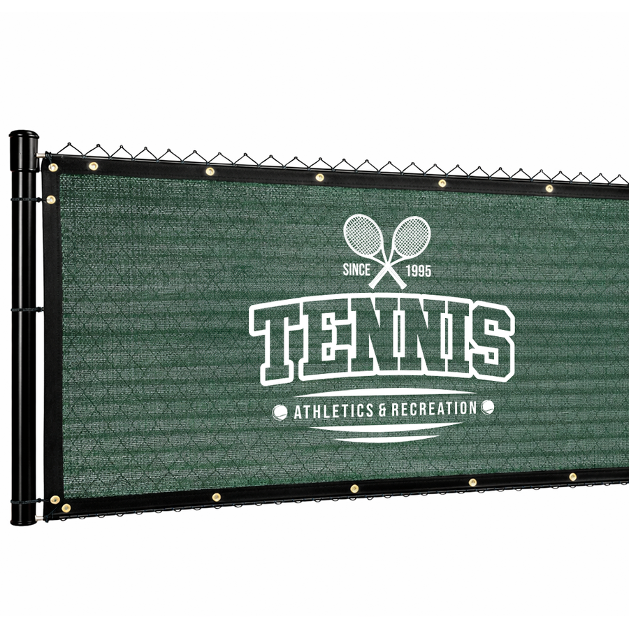 Custom 90% Blockage Fence Screen - Imprint Now - CA