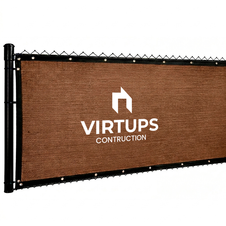 Custom 98% Blockage Fence Screen - Imprint Now - CA