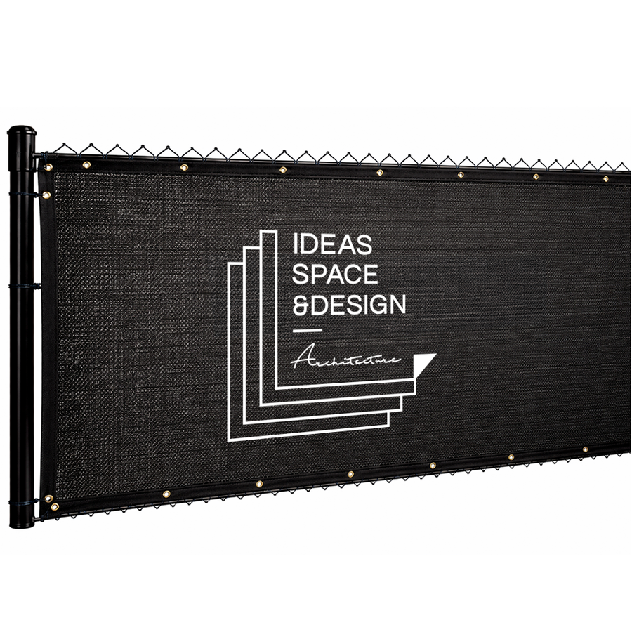 Custom 98% Blockage Fence Screen - Imprint Now - CA