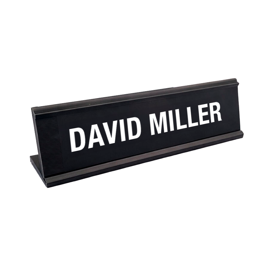 Metal Desktop Name Badges - Imprint Now - CA