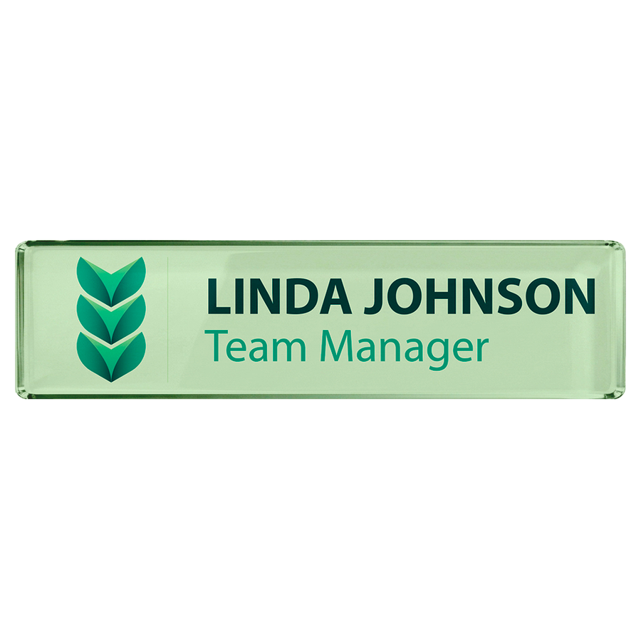 Acrylic Desktop Name Badges - Imprint Now - CA