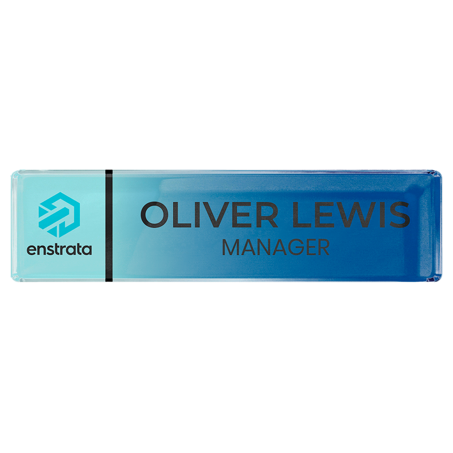 Acrylic Desktop Name Badges - Imprint Now - CA