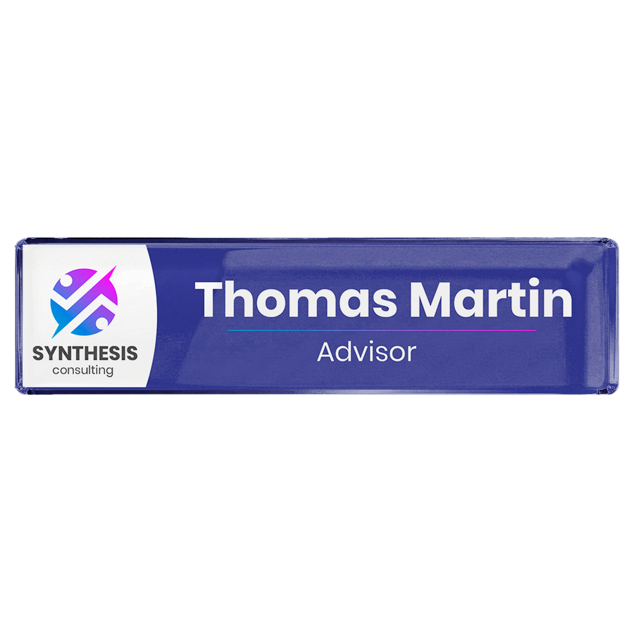 Acrylic Desktop Name Badges - Imprint Now - CA