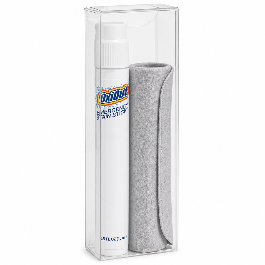 OxiOut Emergency Stain Stick Travel Kits with Premium Microfibre Cloths - Imprint Now - CA