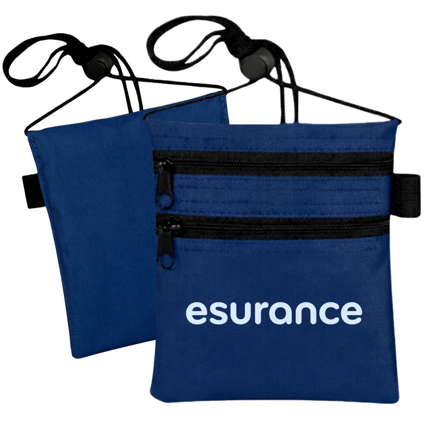 DualZip Neck Wallets - Imprint Now - CA