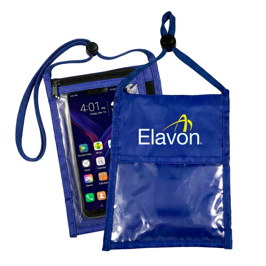 Phone Pocket Neck Wallets - Imprint Now - CA