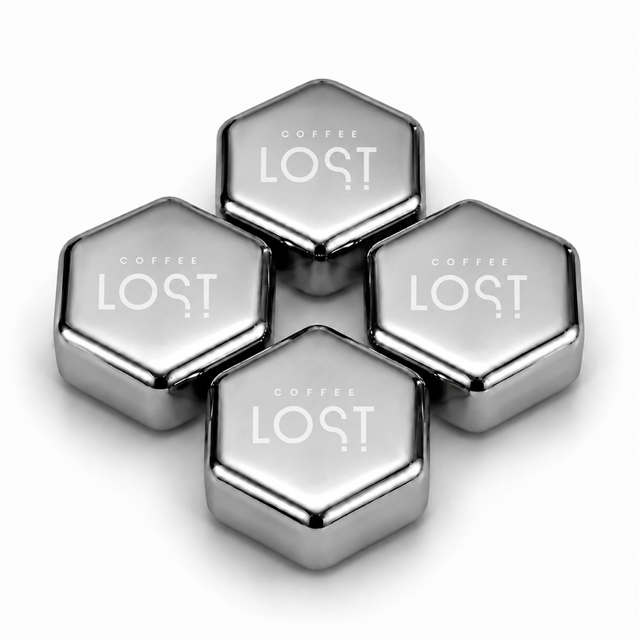 Hexagon Stainless Steel Ice Cubes - Imprint Now - CA