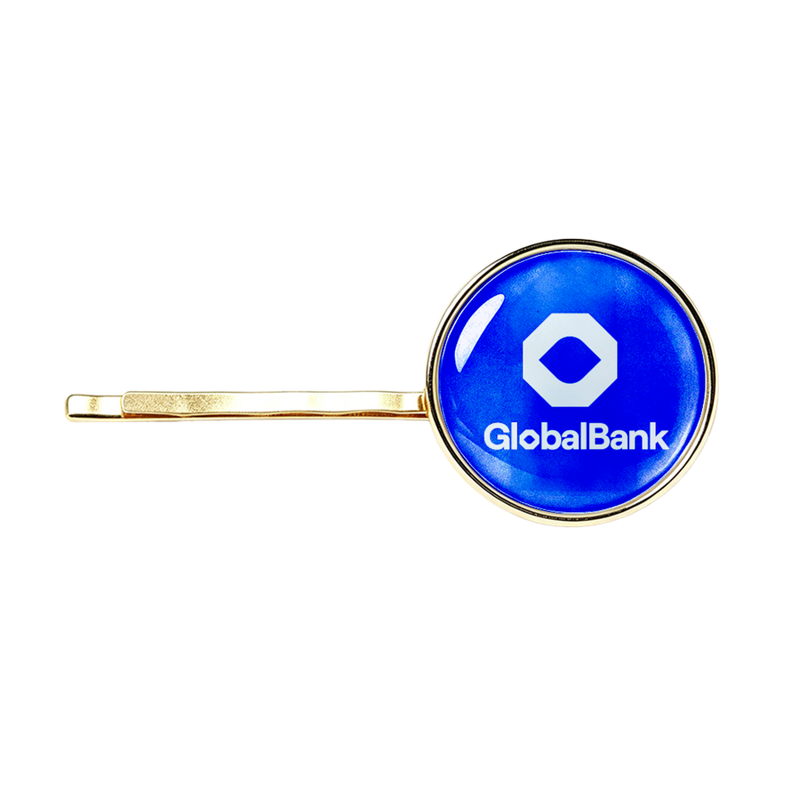 Epoxy Dome Metal Hair Clips - Imprint Now - CA