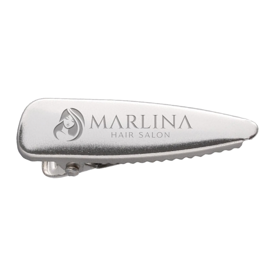 Laser Cut Metal Hair Clips - Imprint Now - CA
