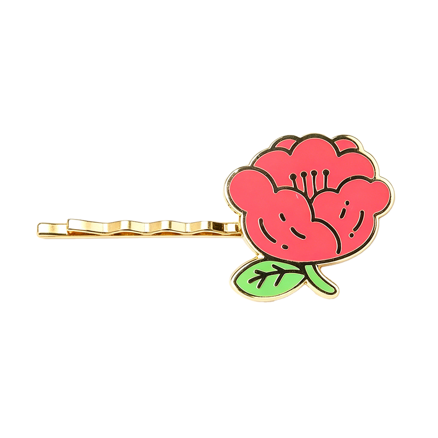 Hard Enamel Metal Hair Clips - Imprint Now - CA