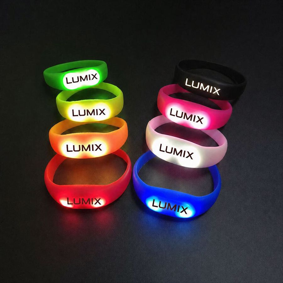 Light Up Silicone Wristbands - Imprint Now - CA