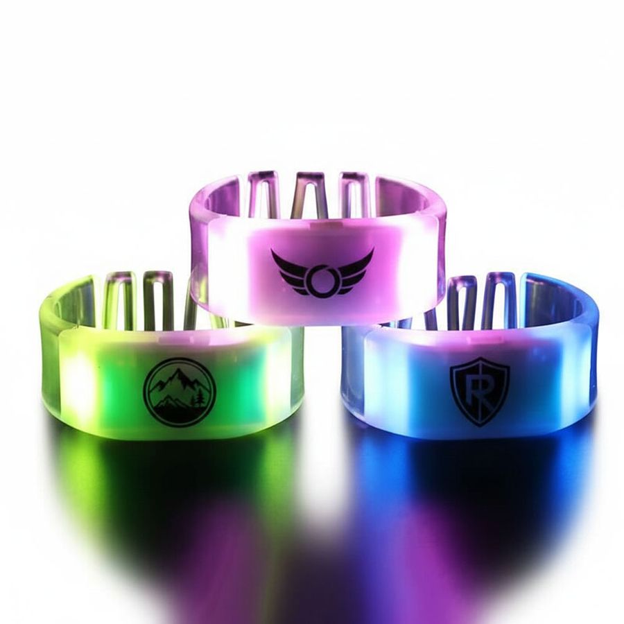 Glow Bangle Wristbands - Imprint Now - CA