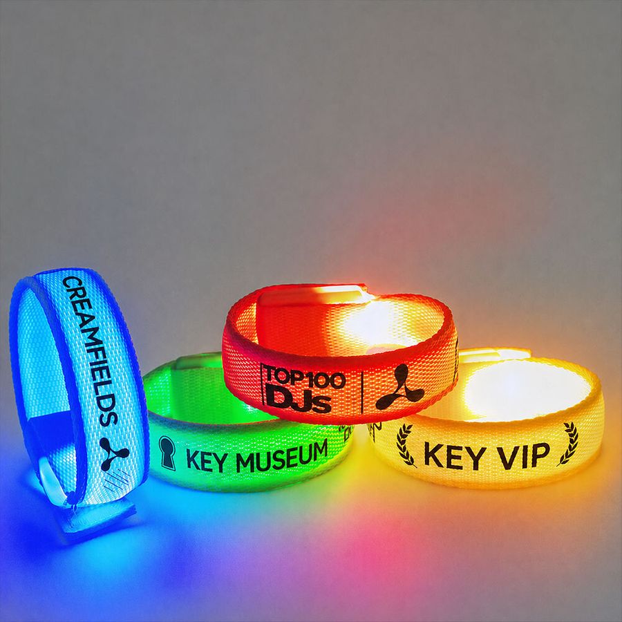 Glow Velcro Wristbands - Imprint Now - CA