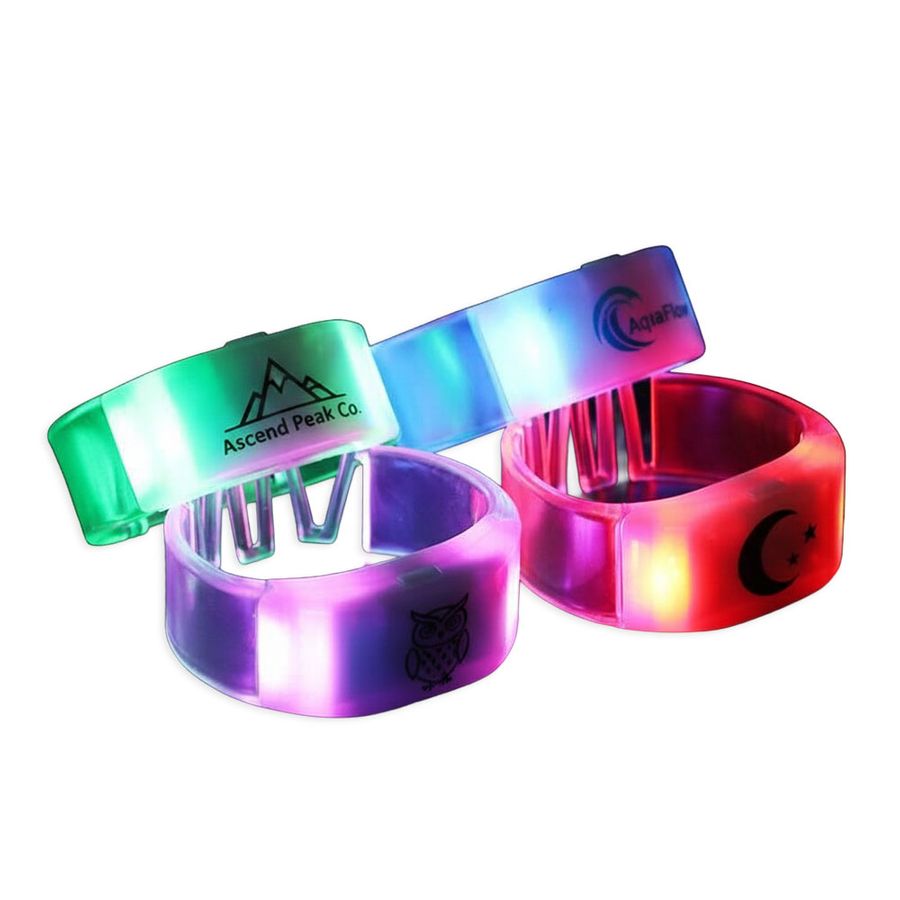 Glow Bangle Wristbands - Imprint Now - CA