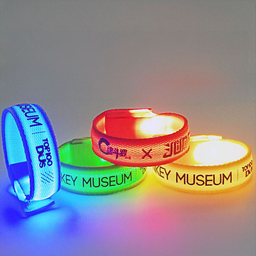 Glow Velcro Wristbands - Imprint Now - CA