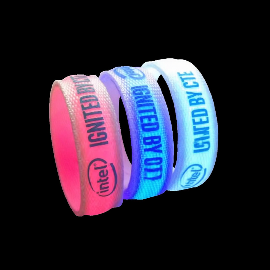 Glow Velcro Wristbands - Imprint Now - CA
