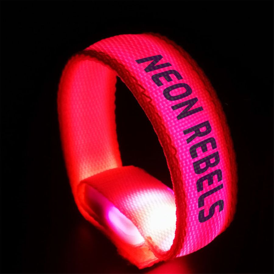 Glow Velcro Wristbands - Imprint Now - CA