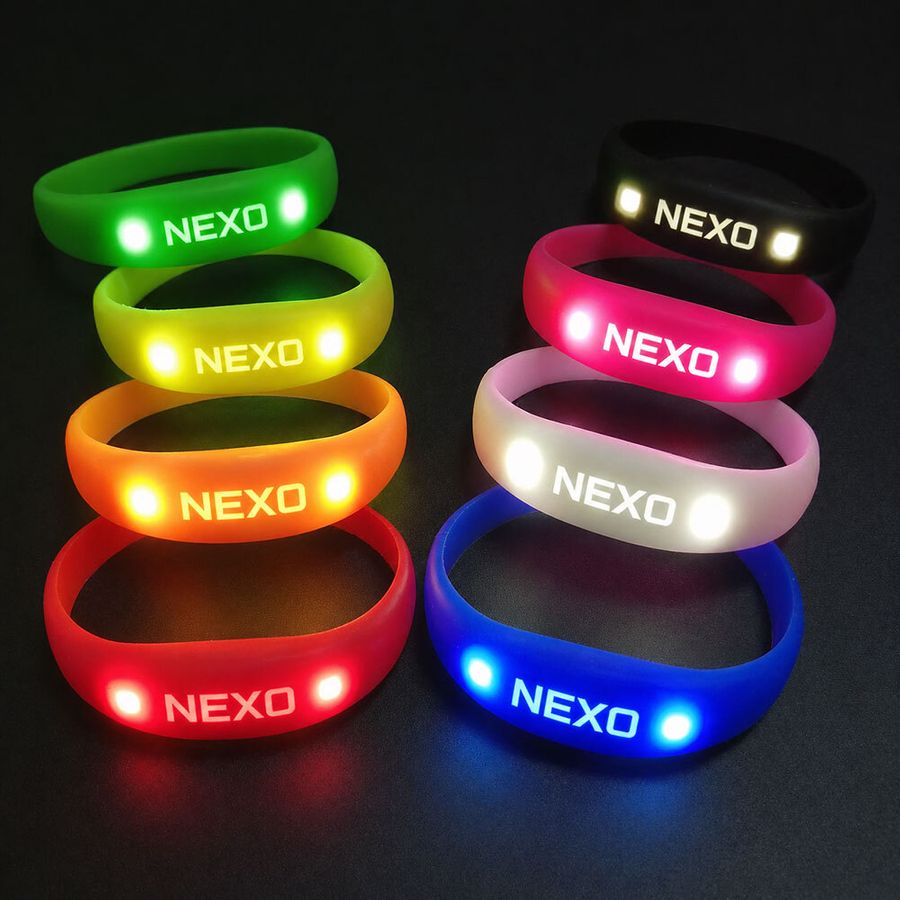 Light Up Silicone Wristbands - Imprint Now - CA