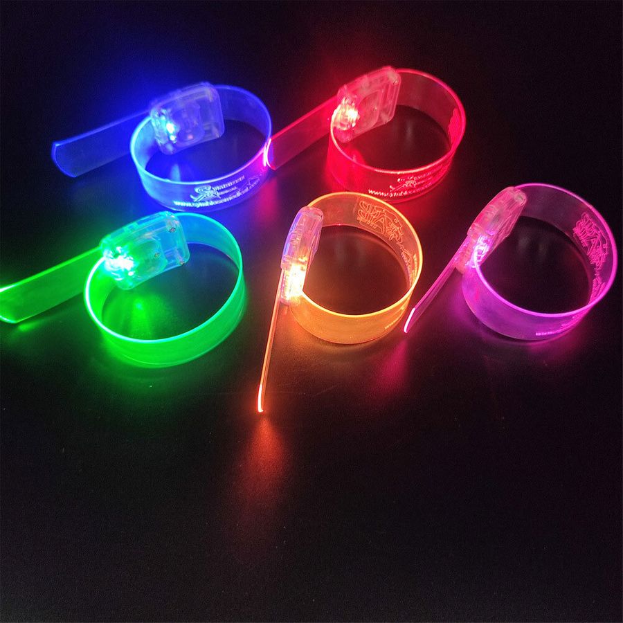 Light Up Plastic Wristbands - Imprint Now - CA