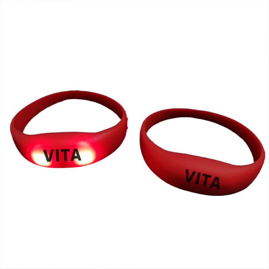 Light Up Silicone Wristbands - Imprint Now - CA